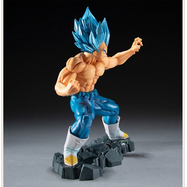 Banpresto Dragon Ball Z Dokkan Battle 6th Anniversary Super Saiyan Blue  Evolved Vegeta Figure Blue - US