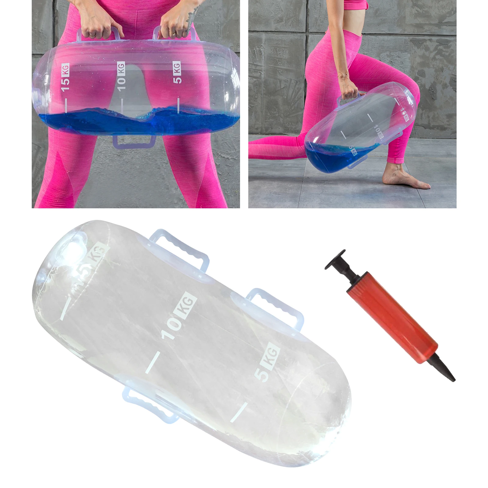 Training Power Bag Water Portable Equipment Physical for Gym Home Full Body