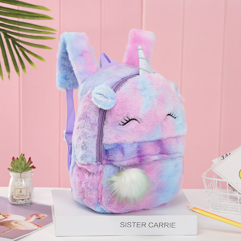 Unicorn fur backpack Clearance