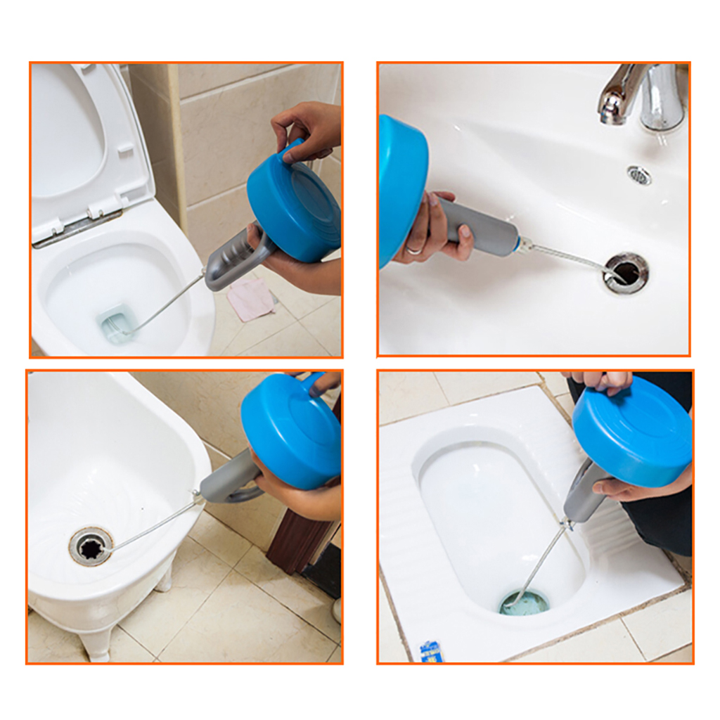 Plumbing Drain Snake Clog Remover Flexible Steel Cable Bathtub Dredge Device