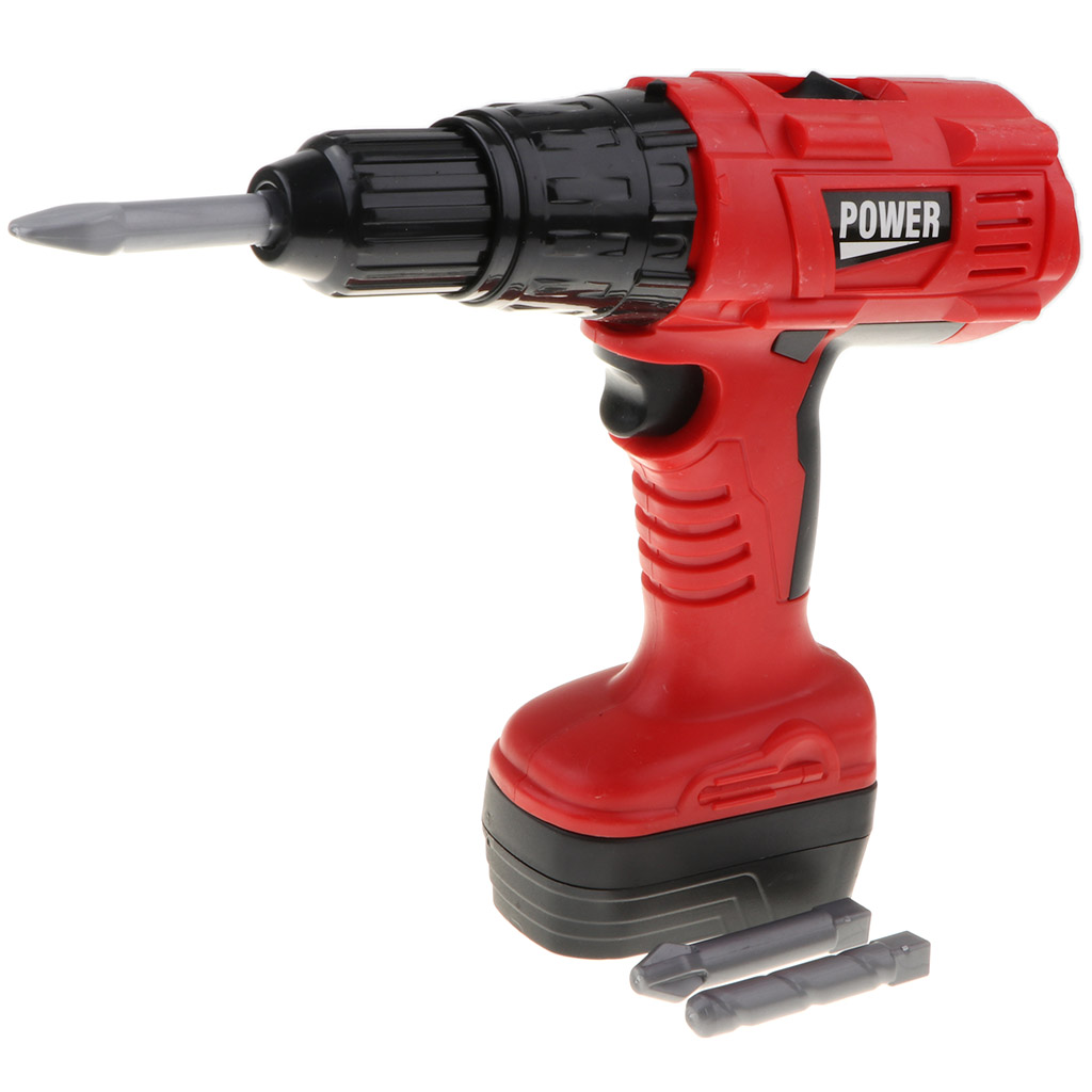 Power Tool Kids Pretend Play Realistic Looking & Working Electroni Drill Toy