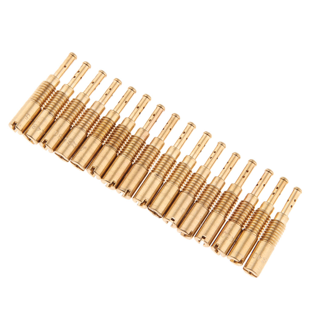 16pcs Carburetor Slow Pilot Jet Carburator for  Carb PZ19 PB16/18/20/30 - 60 Injector Nozzle Motorcycle Carburetors Parts