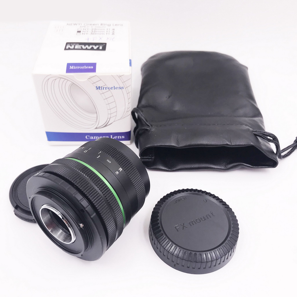 35mm f/1.6 Mirrorless Lens with C-FX Mount Cap Set For Fujifilm X-A1 X-T1 X-M1