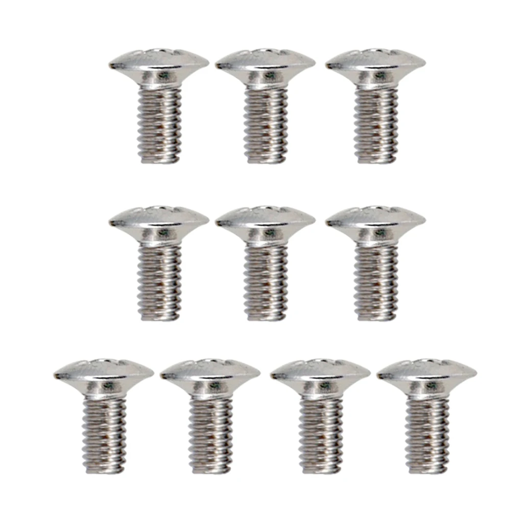 10 Pieces 3/5 Way Guitar Switch Nuts Guitar Pickup Frame Fixing Screws for ST Electric Guitar Parts