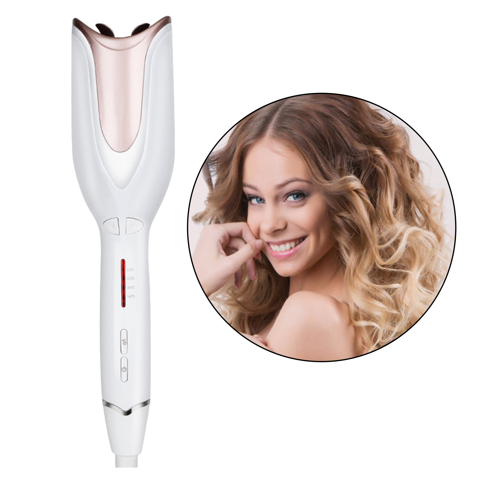 Anti-scalded Automatic Hair Curler Portable Curling Iron Auto Power Off Home Travel Waves Long Dry Hair Curling Wand