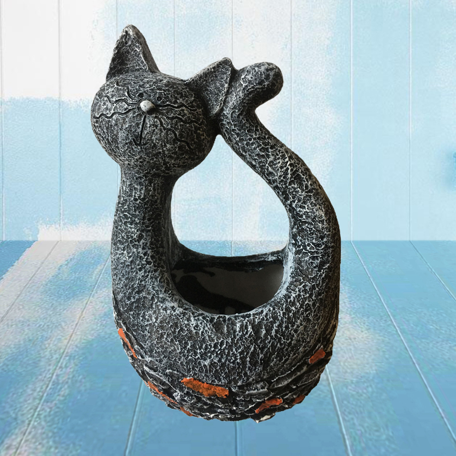 Cute Cat Flowerpot Succulent Plants Flower Bonsai Pot Home Garden Ornament