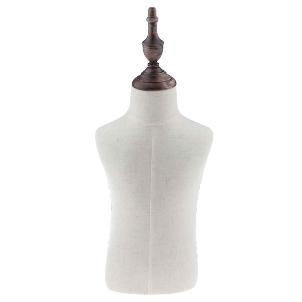 1-2 Years Old Child/Kids Body Dress Form Mannequin White Linen Cover High Quality  Body With Mount Hole