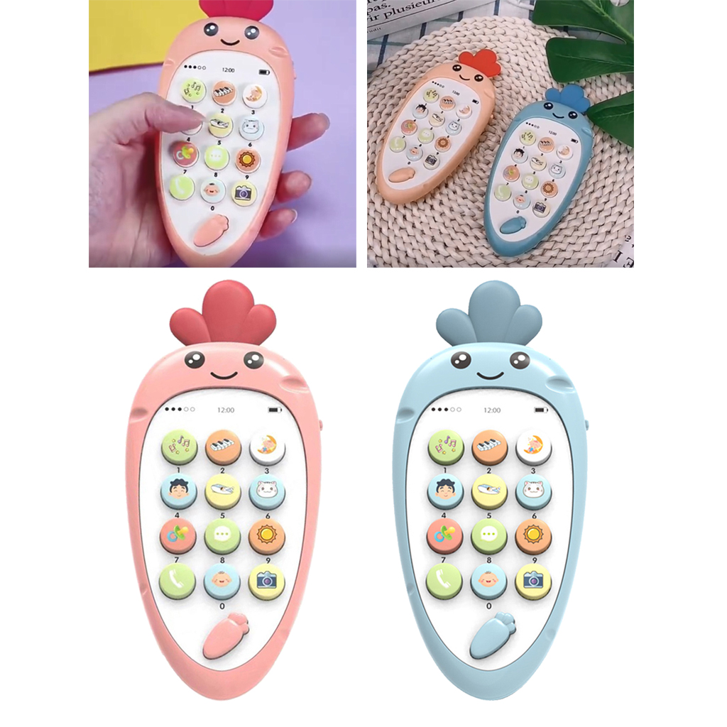 Electronic Pretend Play Bilingual Baby Musical Cell Phones Telephone Kids