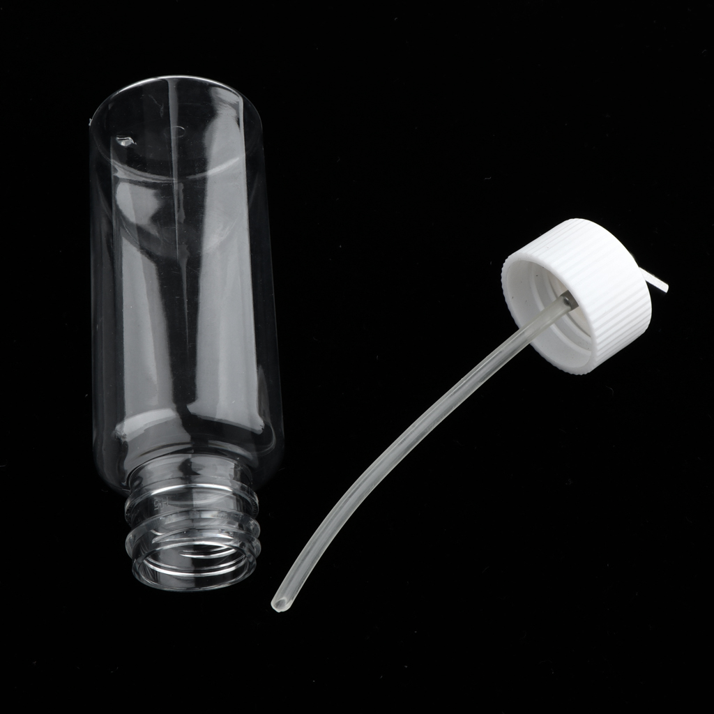 2x Airbrush Air Brush Glass Bottle /Lid /Adapter 22cc Siphon Feed Jar 2 Kind of Action