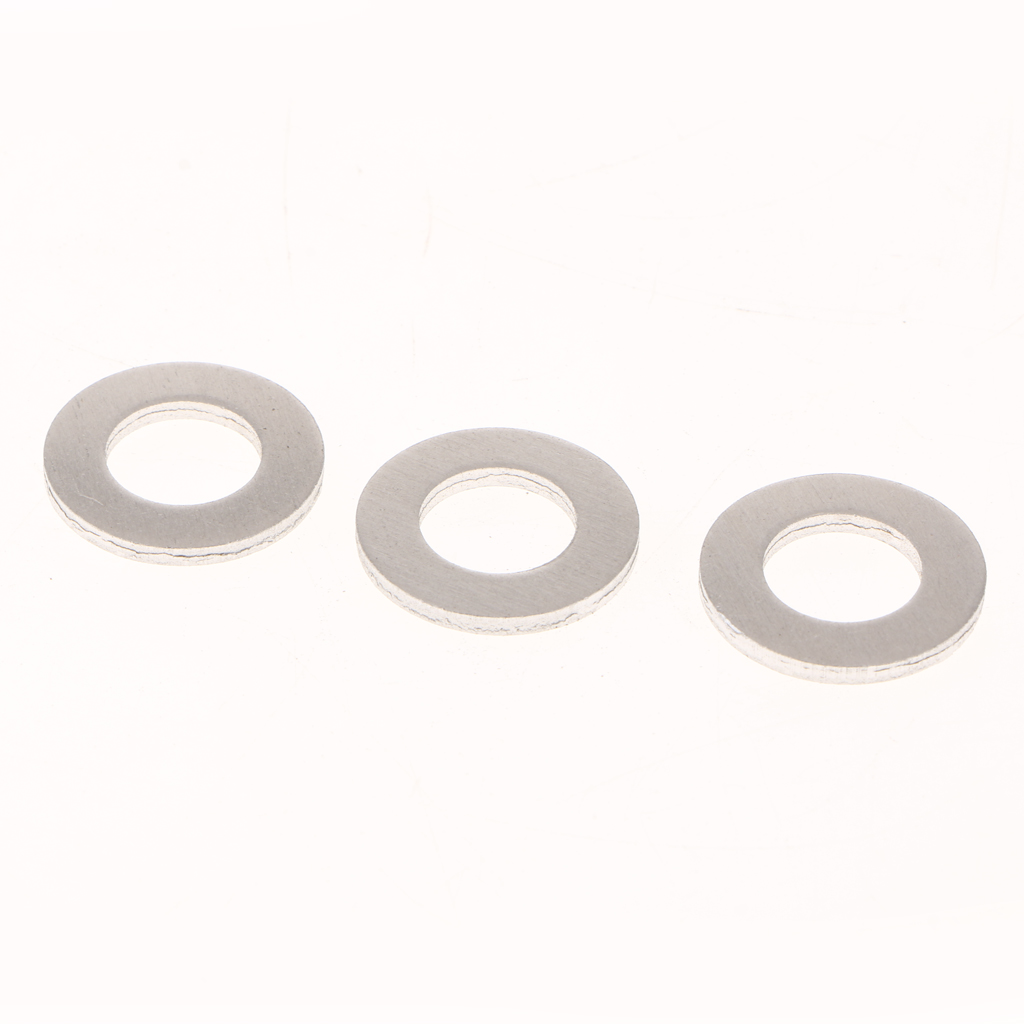 50x Aluminum Oil Drain Plug Gasket Washers for Toyota, Replacement for The Part