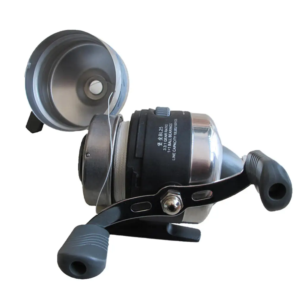 Stainless Steel Spincast Fishing Reel Saltwater Closed Face Under-spin Reel 3.1:1 Fishing Tackle Dropshipping