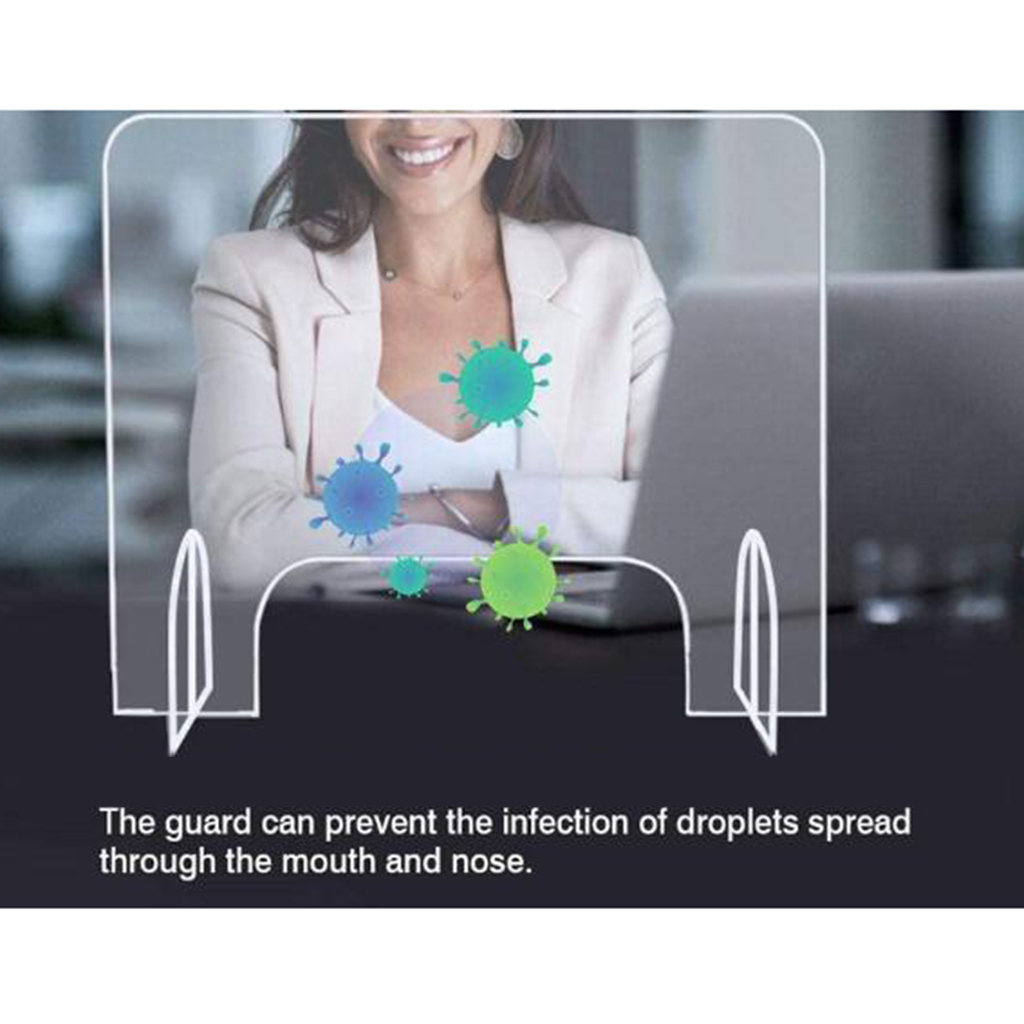 Sneeze Guard Acrylic Guard Barrier Workspace Counter Safety Shield Screen