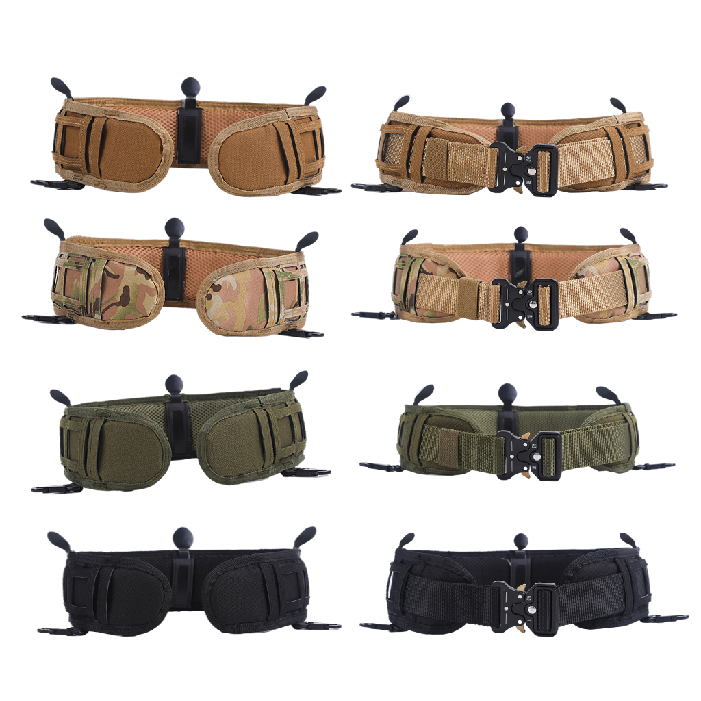 Adjustable Tactical Battle Belt Outdoor Military Army Fighter Belt Hunting Belt Hunting Training Waist Strap