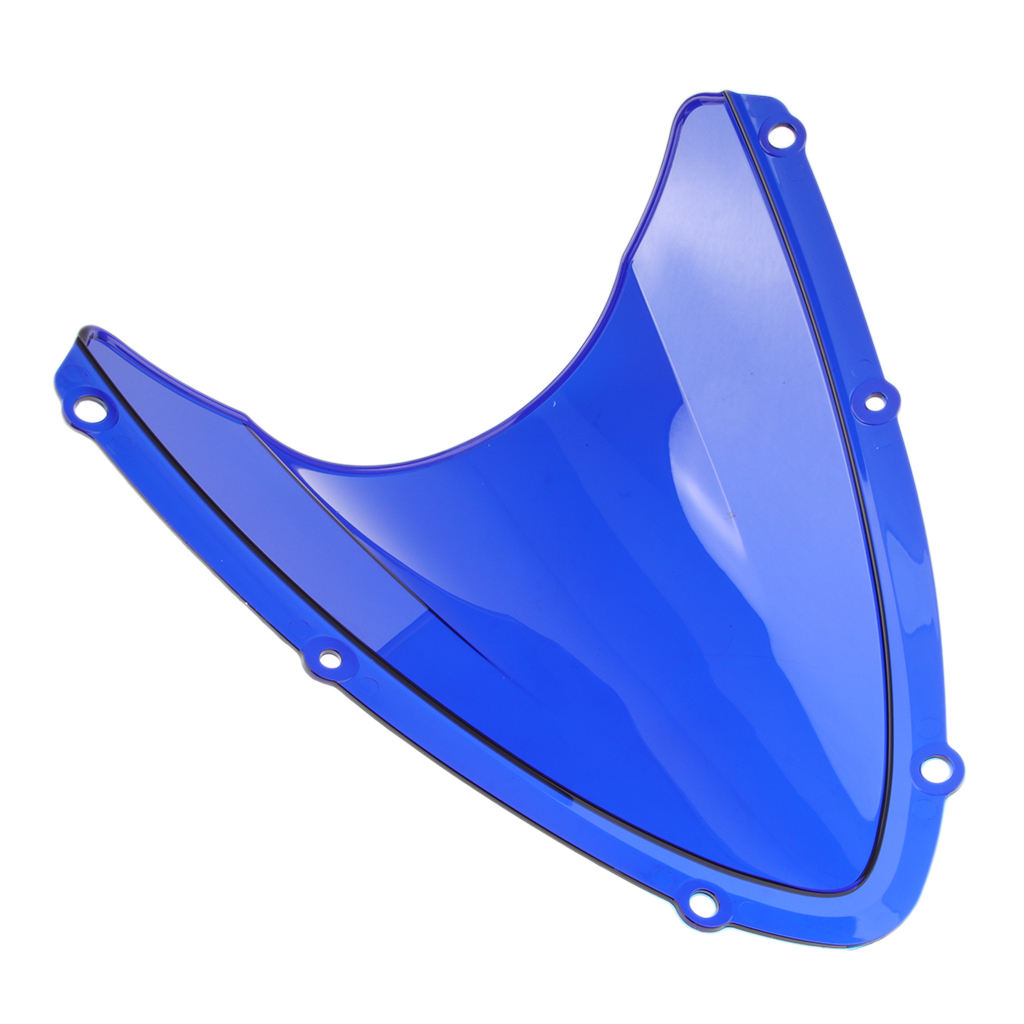 Blue Plastic Motorcycle Windscreen Windshield for Suzuki GSXR600 GSXR750 2008 2009 2010