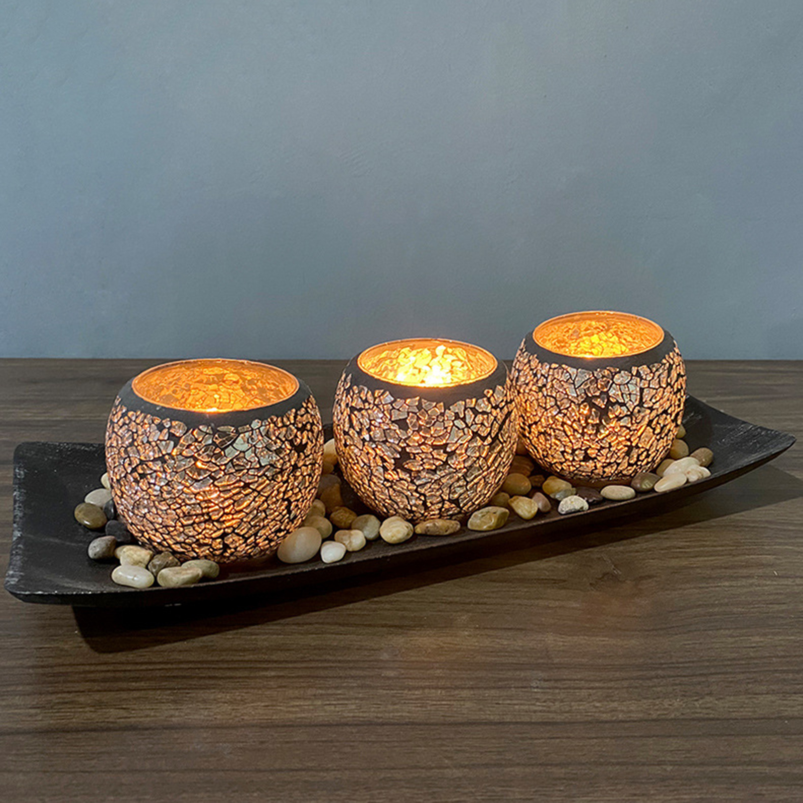 Votive Glass Tealight Candle Holder Coffee Centerpiece Home Decoration