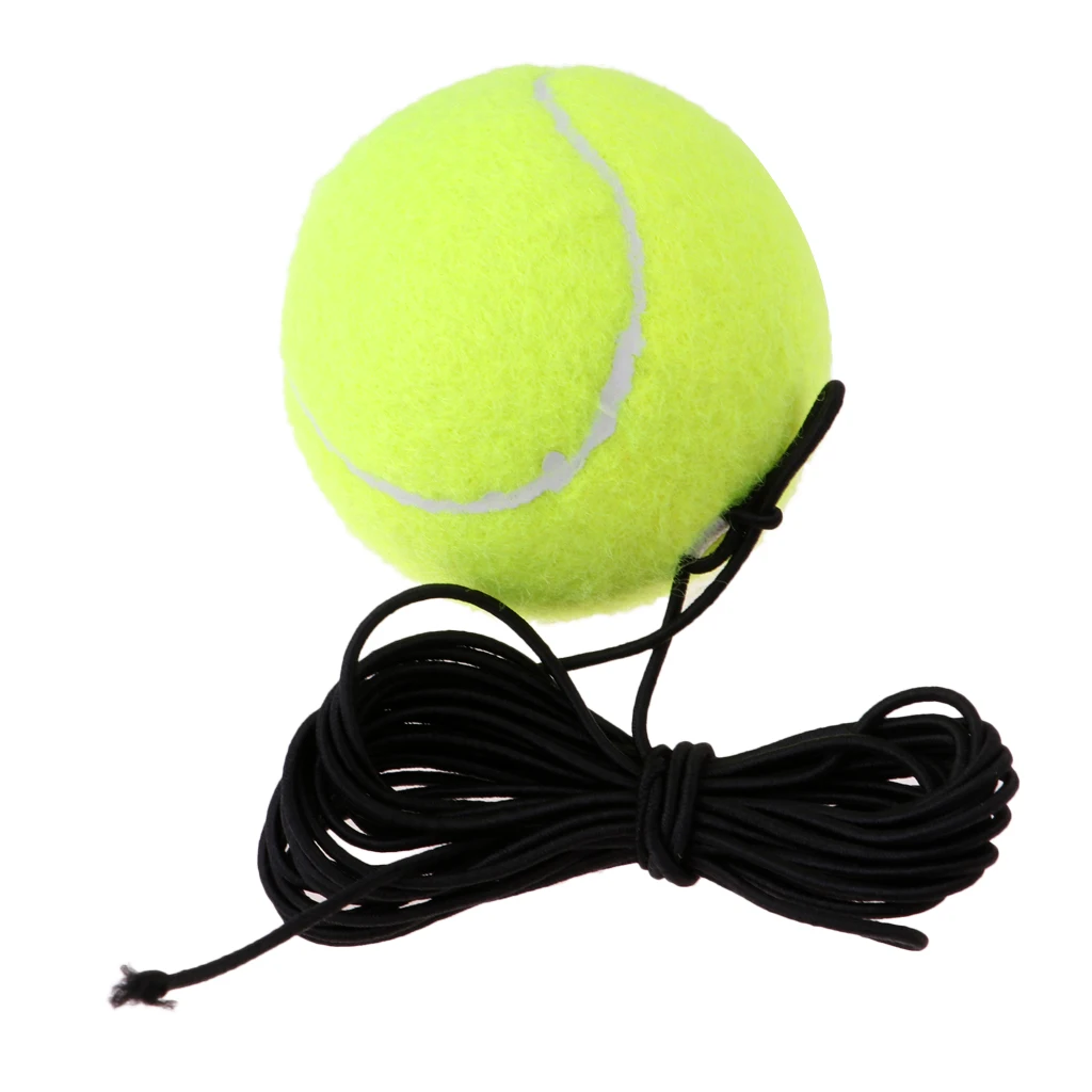 Elastic Tennis Ball on String Tennis Practice Self-Study Training Aids Trainer