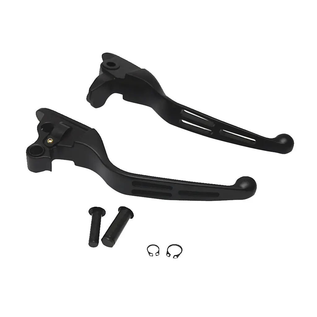1 Pair Hand Brake & Clutch Levers for Harley  Electra Glide Black