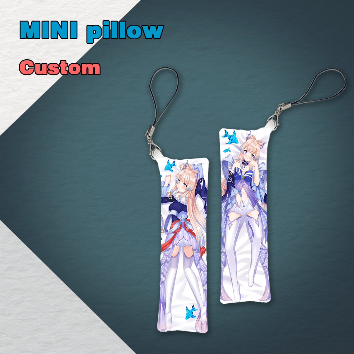 Аниме игра Genshin Impact Sangonomiya Kokomi Mini Dakimakura, подвесное  украшение, ремешок для телефона, милый подарок 3x10 см | AliExpress