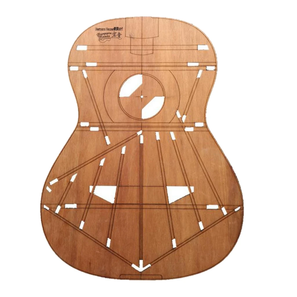 DIY Guitar Body Layout Template Premium Guitar Building Templates for (Hermann Hauser) Classical Guitars