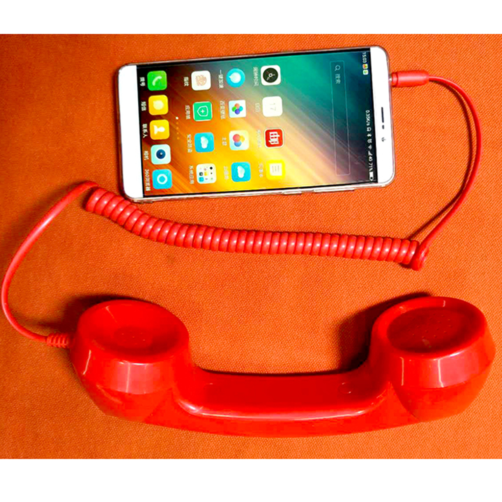 Radiation Protection 3.5mm Retro Telephone Cell Phone Handset Receiver