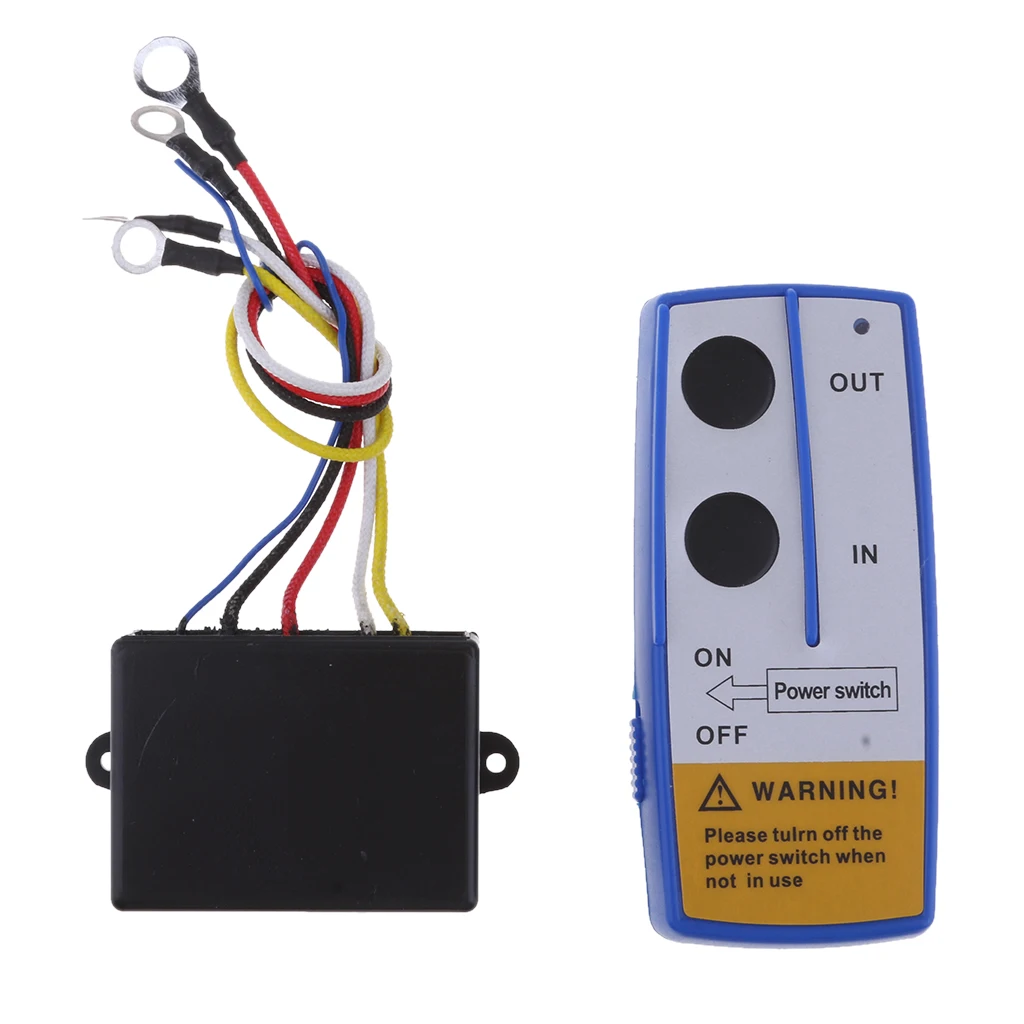 12V Electric Winch Wireless Remote Control Switch for Truck Jeep ATV SUV