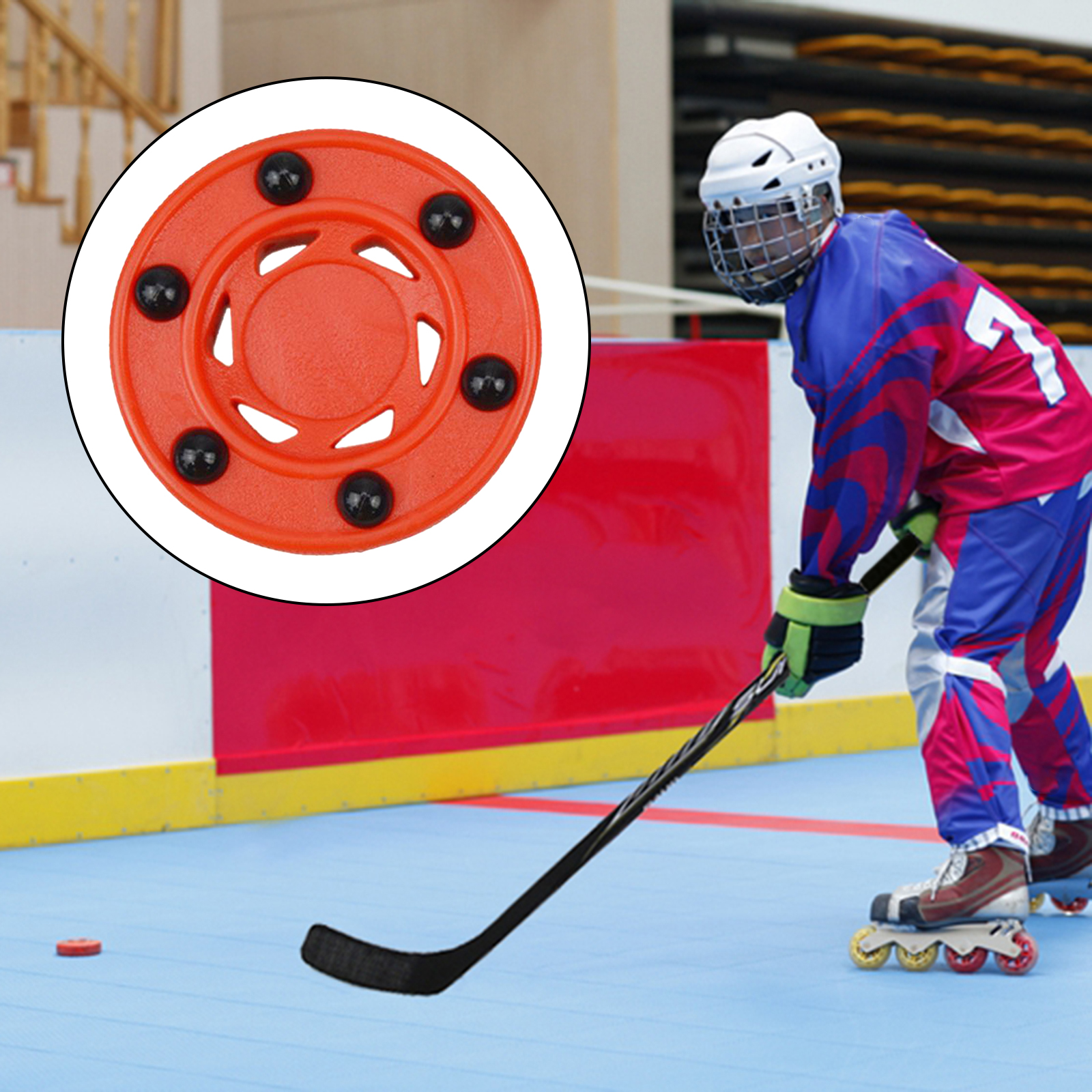 Professional Ice Hockey Pucks Roller Hockey Balls Classic Winter Sports Supplies for Street Hockey Practice Training Athletes