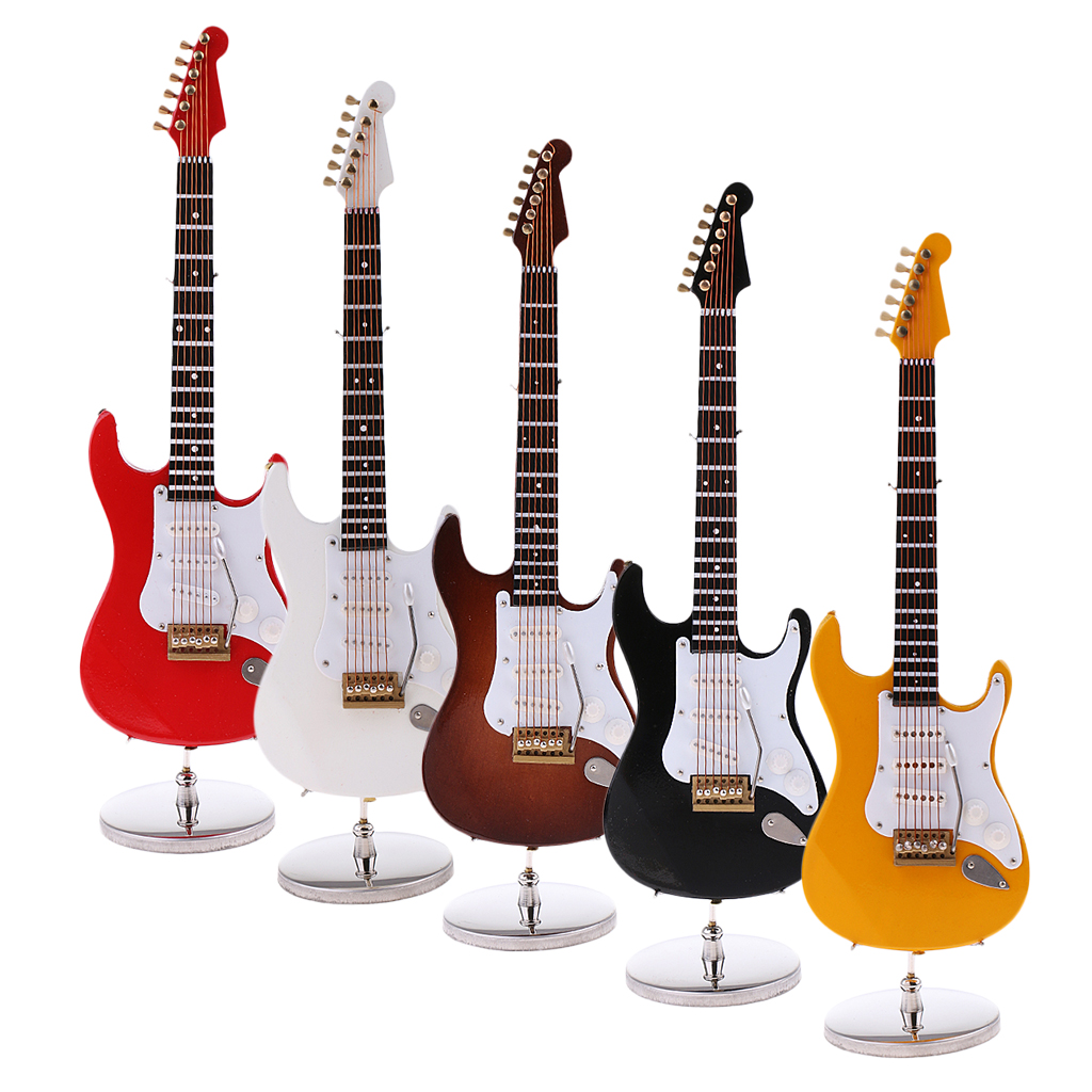 MagiDeal 1/6 Scale Wood Electric Guitar Model for 12 Inch Action Figure Accessory Kids Toys
