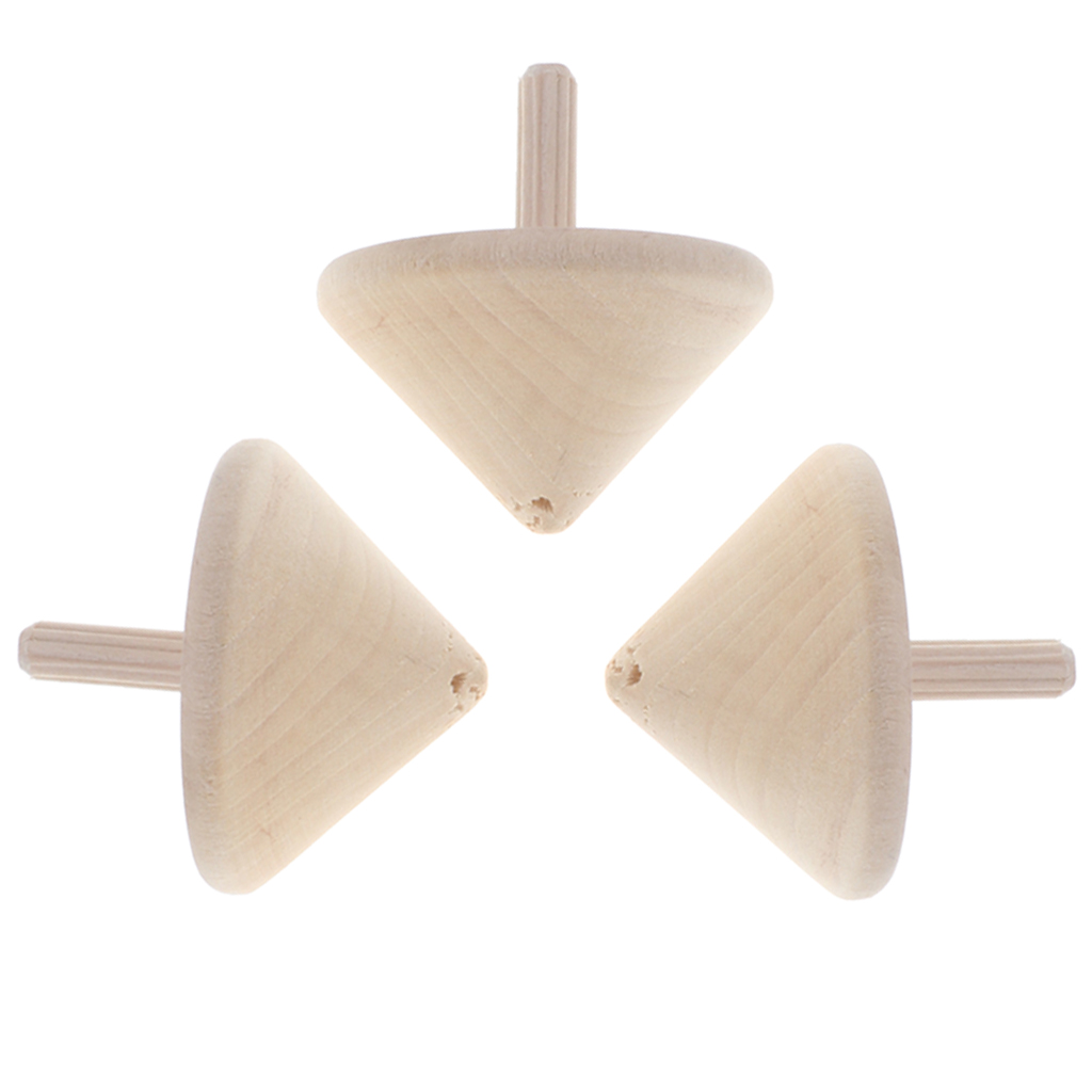 3x   Wooden      Gyro   Windsock   Peg - Top      Top   Toys   Fun