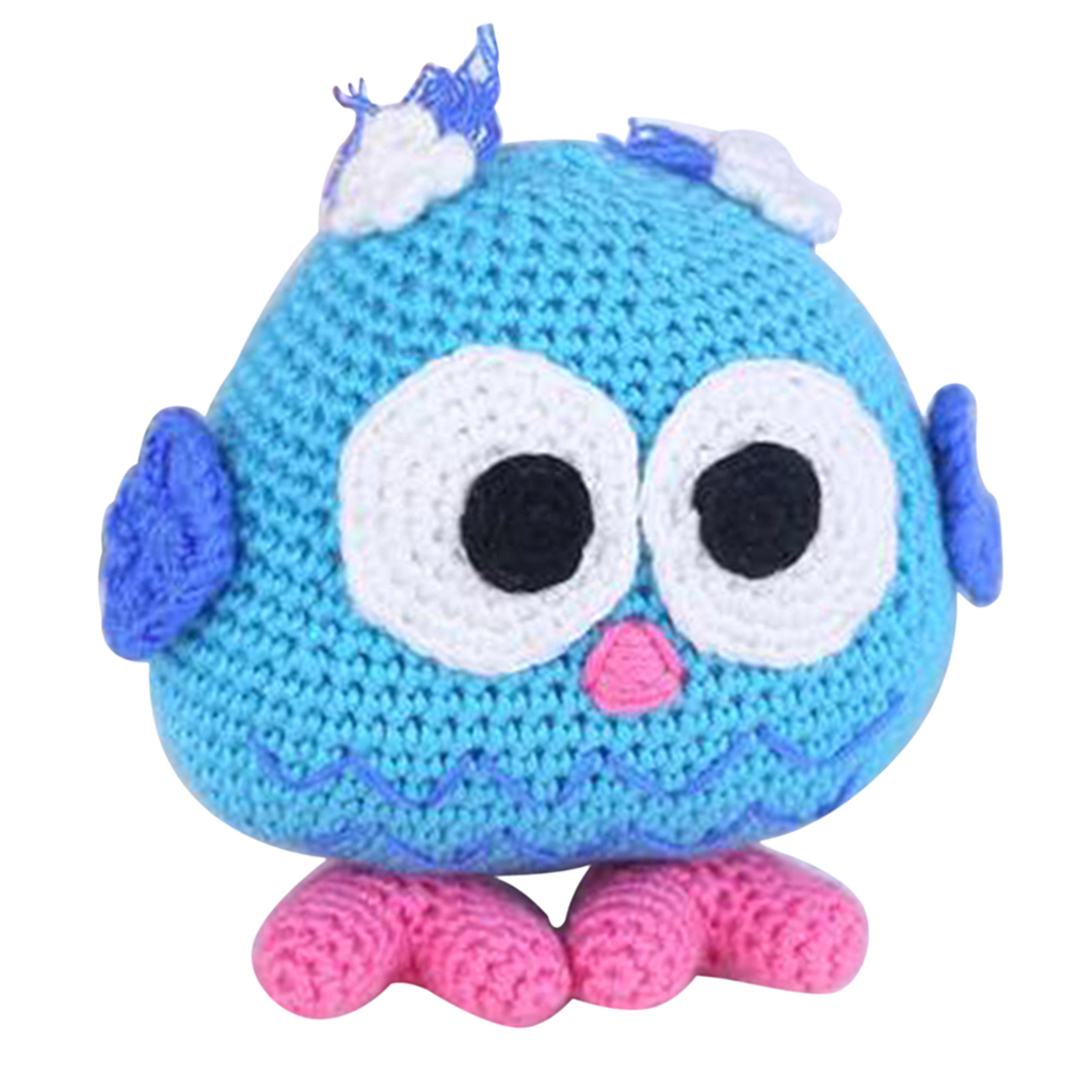 DIY   Owl   Baby   Doll   Crochet   Kit   Handmade   Stuffed   Toy   Making