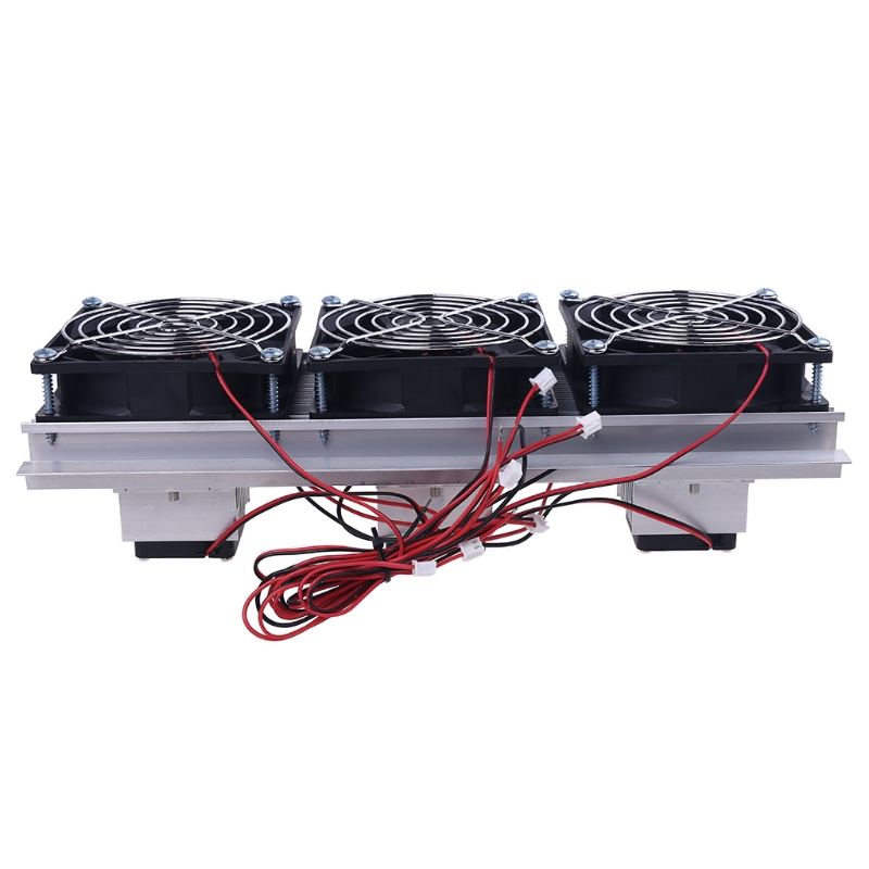 Tec semicondutor eletrônico refrigeração cooler triplo ventilador
