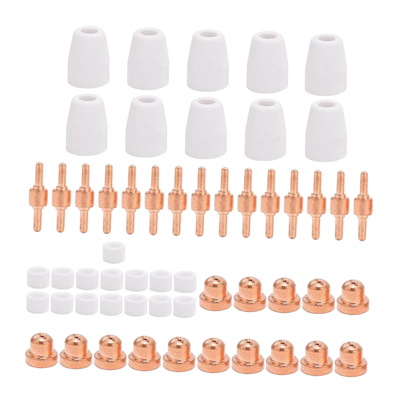 LG-40 Air Plasma Cutter Consumables Electrodes Tips Nozzle Set for CUT40 CUT50 LGK50 LGK60 Welding Machine