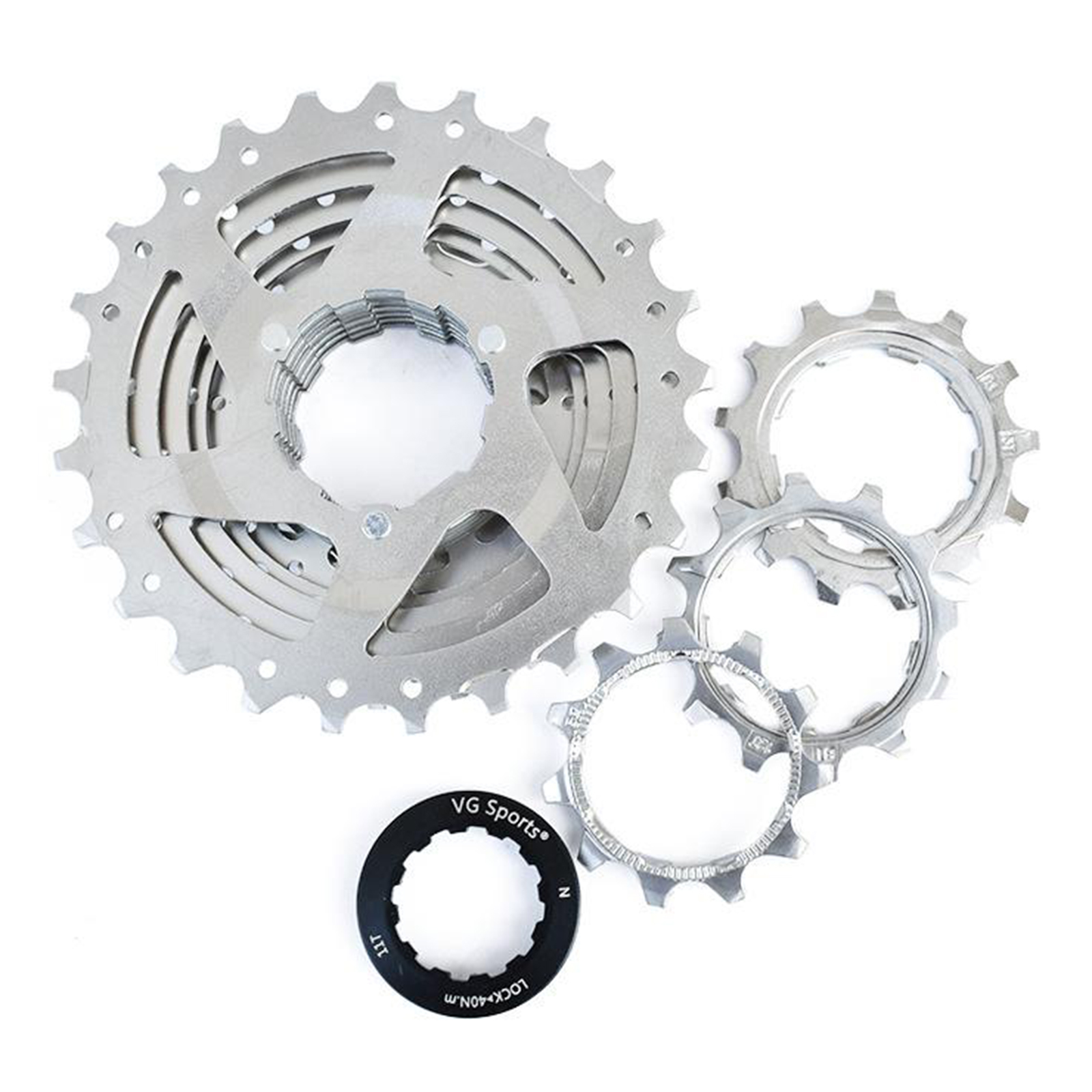 Bike Cassette Freewheel 8 9 10 Speeds 11-25T/46T Teeth Steel Solid Flywheel Sprocket Bike Replacement Cog Freewheel Replacement