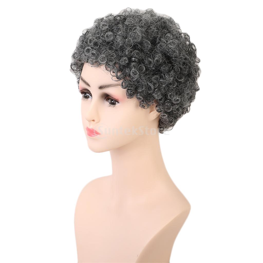 African Kinky Curly Heat Resistant Fashion Stylish Punk Cosplay Party Wig
