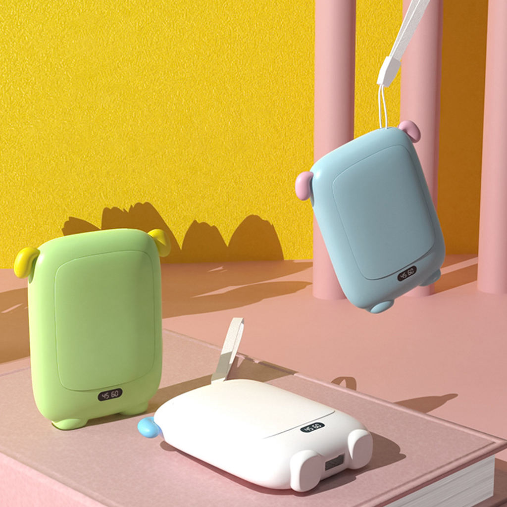 Hand Warmer Reusable Heater Adjustable Battery Keep Warm Fast Gift Two in One Power Bank for Hiking Climbing Outdoor Cold Winter