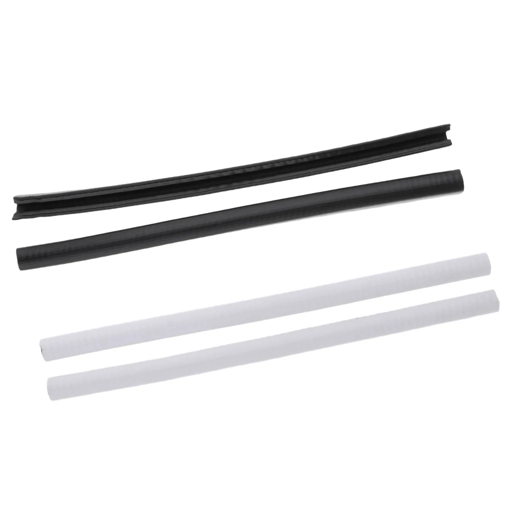 2pcs Rubber Longboard Skateboard Deck Protector Strip Nose Guard Tail Guard Outdoor Sports Small Tools