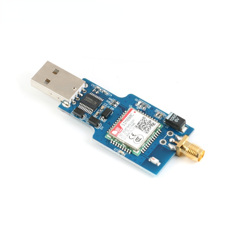 USB to GSM Module Quad-band GSM GPRS SIM800C Module for Bluetooth-compatible SMS Messaging With Antenna