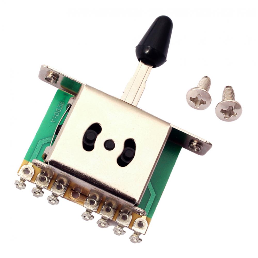 Pickup Toggle Switch - Black Tip 5 Way Switch Pickup Choice For ST Electric Guitar