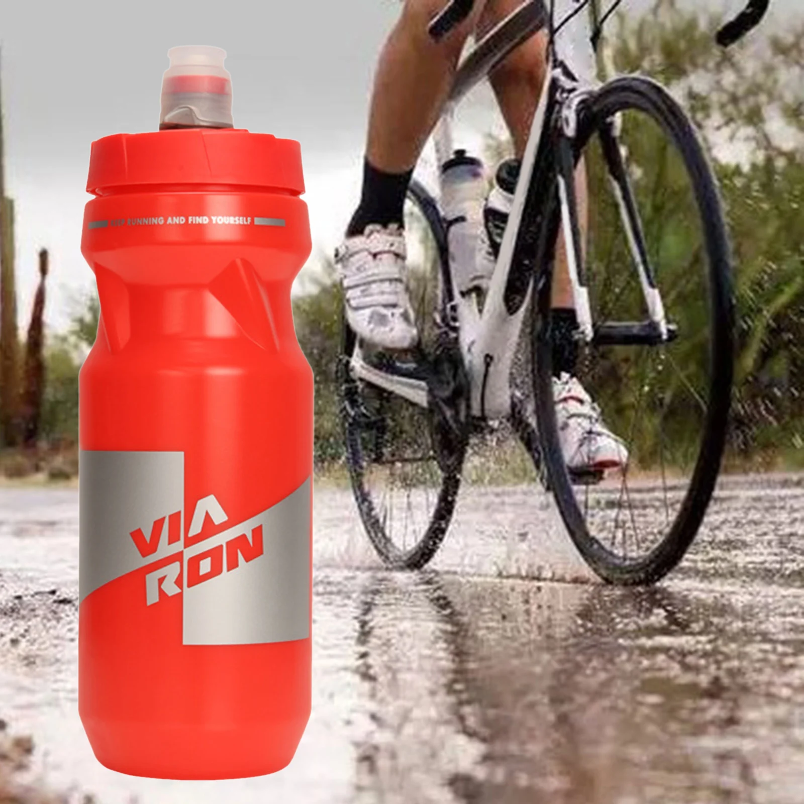 650ml Squeeze PP Sport Water Bottle Sport for Bicycle Workout Fitness Road Bike Mountain Bike Lightweight