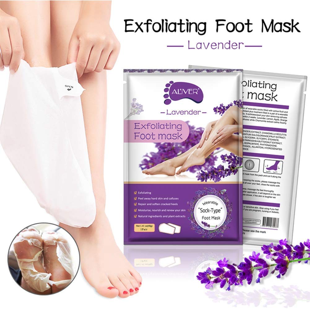 Best of Foot Peel Mask Exfoliating Callus Booties Peeling Off Calluses Dead Skin Baby Soft Smooth Touch Floral Feet Care Reviews & Tips