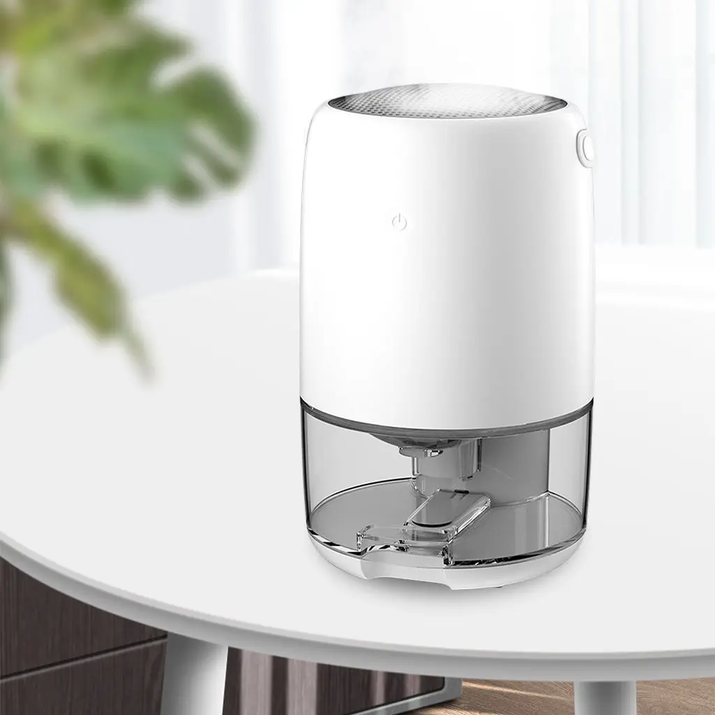 Dehumidifier Mini LED Quiet Water Tank Portable 37oz Small Night Light for Basement Bedroom Car Office