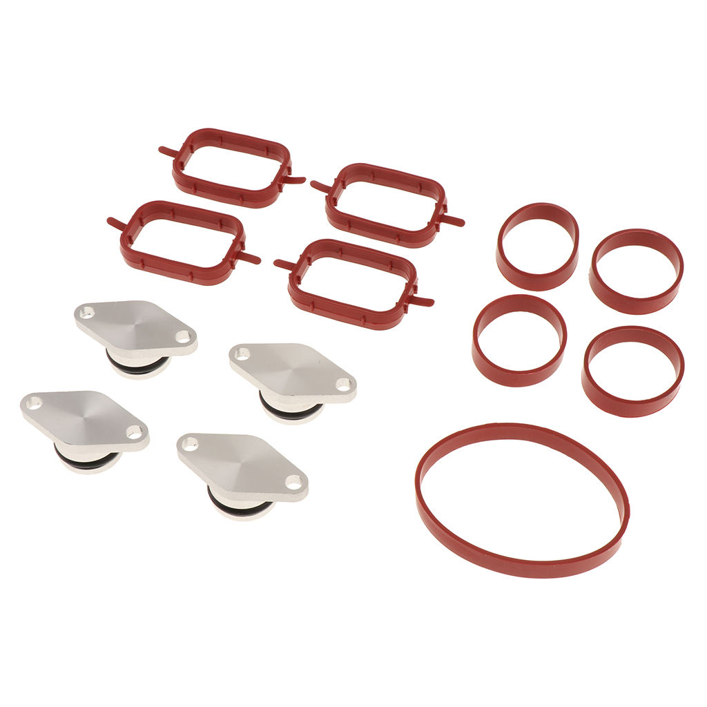 4 Pieces Gaskets 22mm Swirl Flap Replacement Removal Blank for BMW