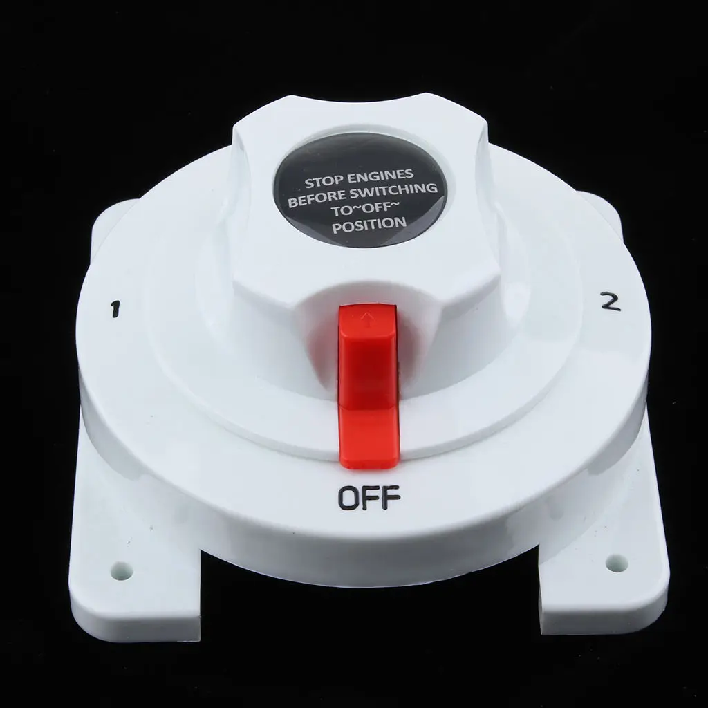 Marine Boat Yacht Battery Electrical Selector Switch ( Both 1 2 OFF ) 4 Positions