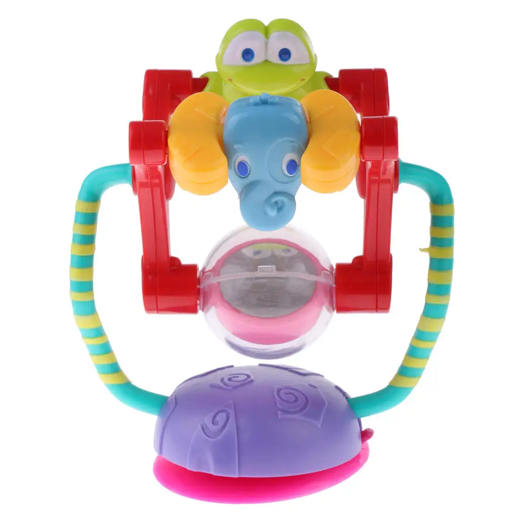 Safety Plastic Colorful Animal Ferris Wheel Windmill    Developmental Learing Toy Xmas Gift