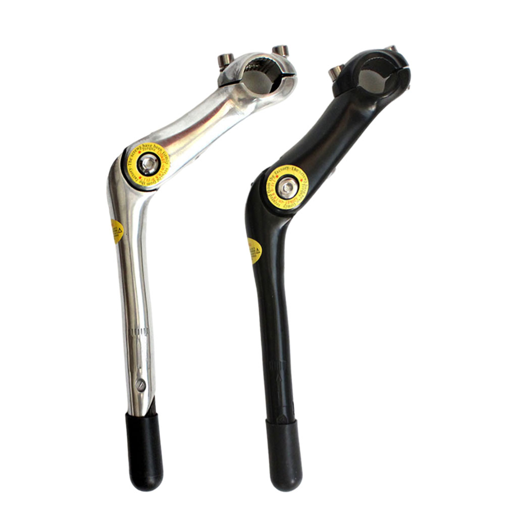 Adjustable Angle Bicycle Handlebar Stem Riser Aluminum Alloy Front Fork Stem Adapter 25.4/22.2mm 180mm MTB Bikes Replacement