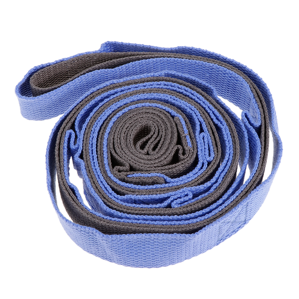 Pilates   Dance   Stretch   Strap   with   Loops   Leg   Stretch   Stretching