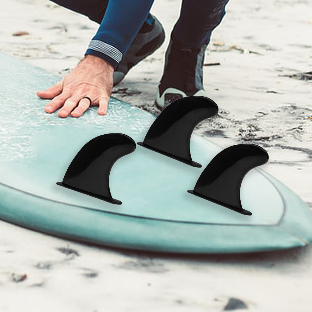3Set Soft Top Surf Fin for Surfboard Softboard and   Stand Up Paddle Board