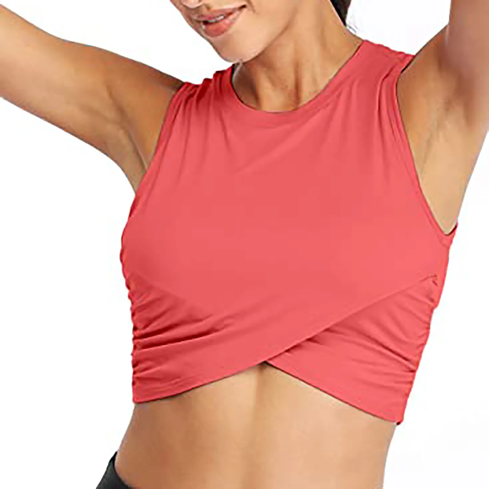 Sports Vest Women's Running Fitness Workout Tops For Women Cropped Tank Tops Dance Tops Sport Yoga Shirts майка для фитнеса
