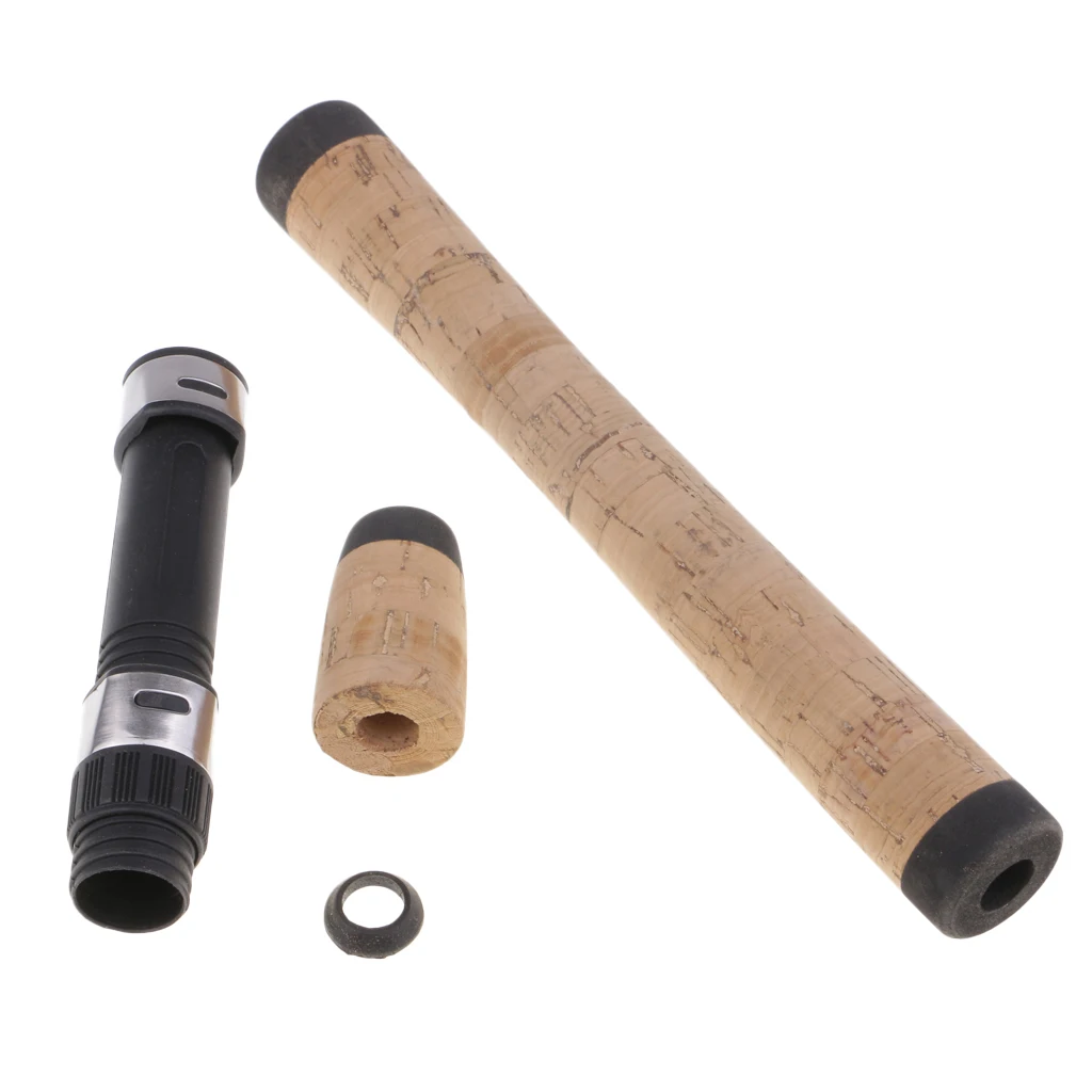 Spinning Fishing Rod Building and Repair Cork Handle Grips with Reel Seat