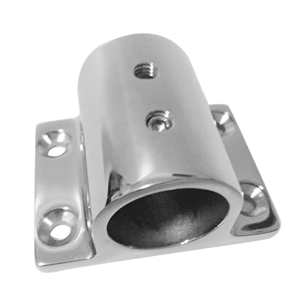 Marine Boat Hand Rail Fitting 90 Degree Stanchion Base for 7/8