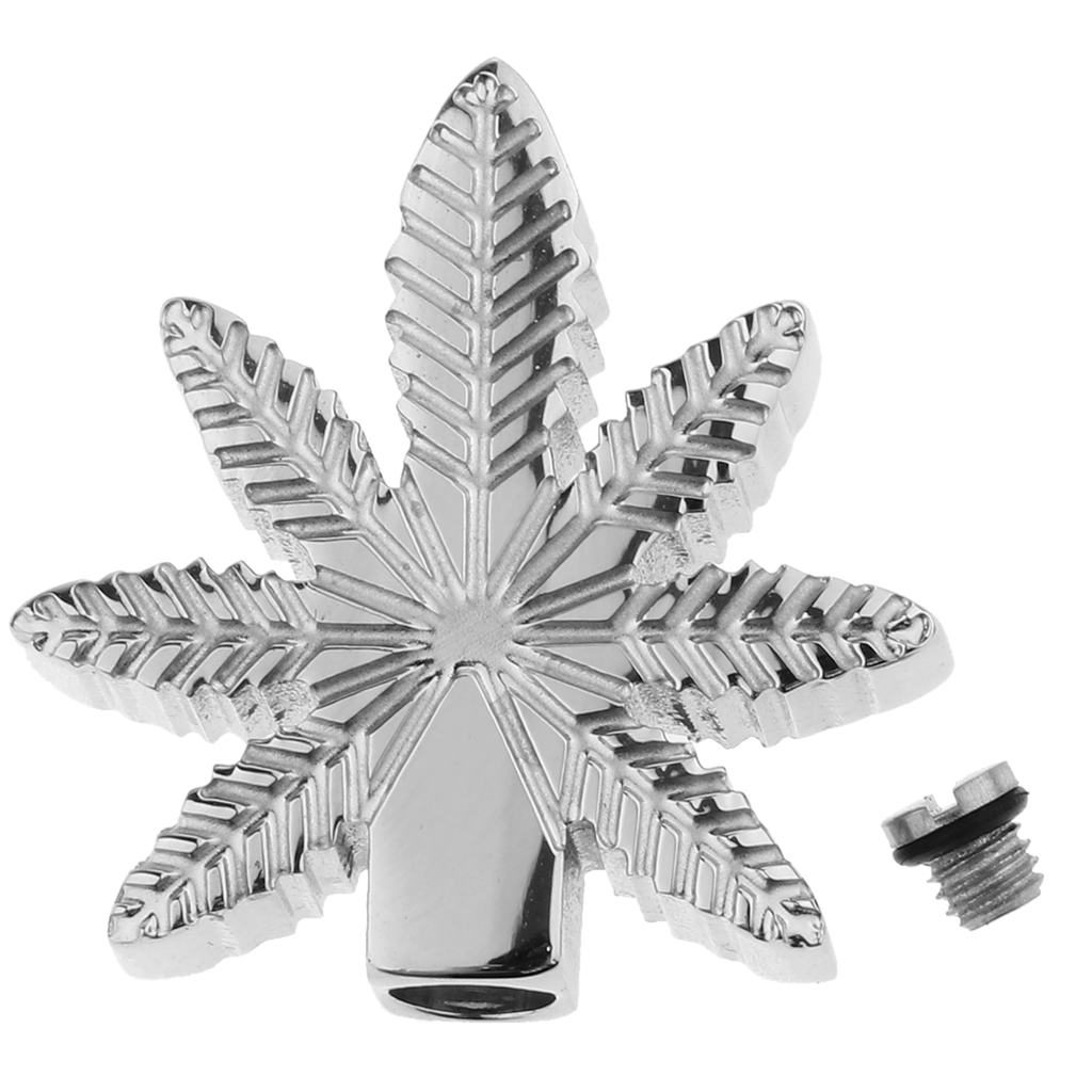 Unique Leaf Shaped Pendant Pet Memorial Keepsake Urn Pendant for Ashes Hair